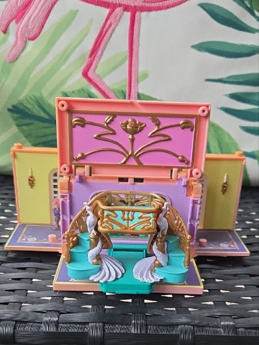 ​🏛️ Vintage 1999 Polly Pocket: "Dream Builders" Foyer Module ⚜️